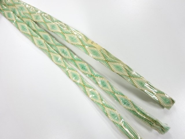 大特価品　未使用品　正絹　有職組紐　手組帯締め